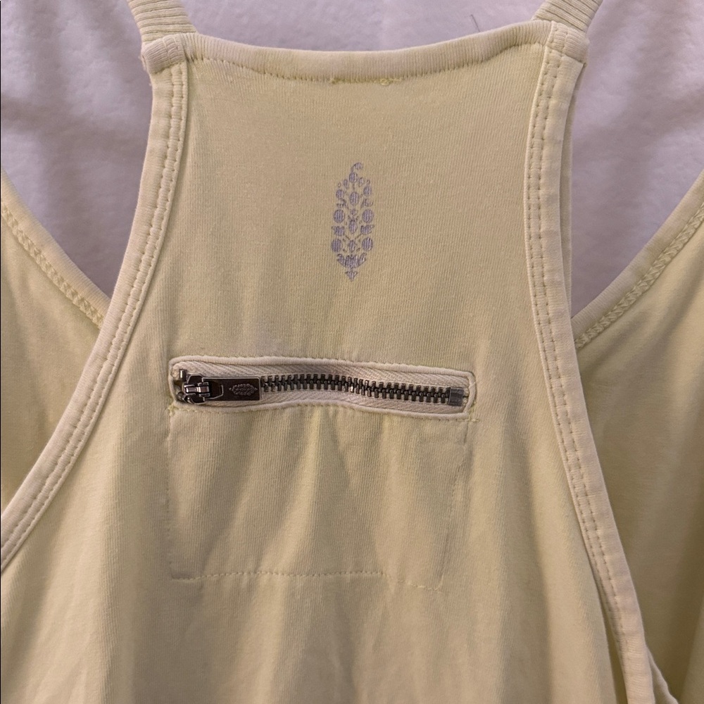 FP Movement by Free People Hot Shot Mini Dress in Sour Citrus Size Large NWOT - Picture 5 of 6